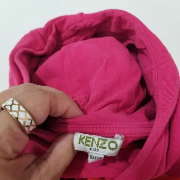 Kenzo long sleeve sweater dress with pockets girls size 8 (F25) - Picture 13 of 13